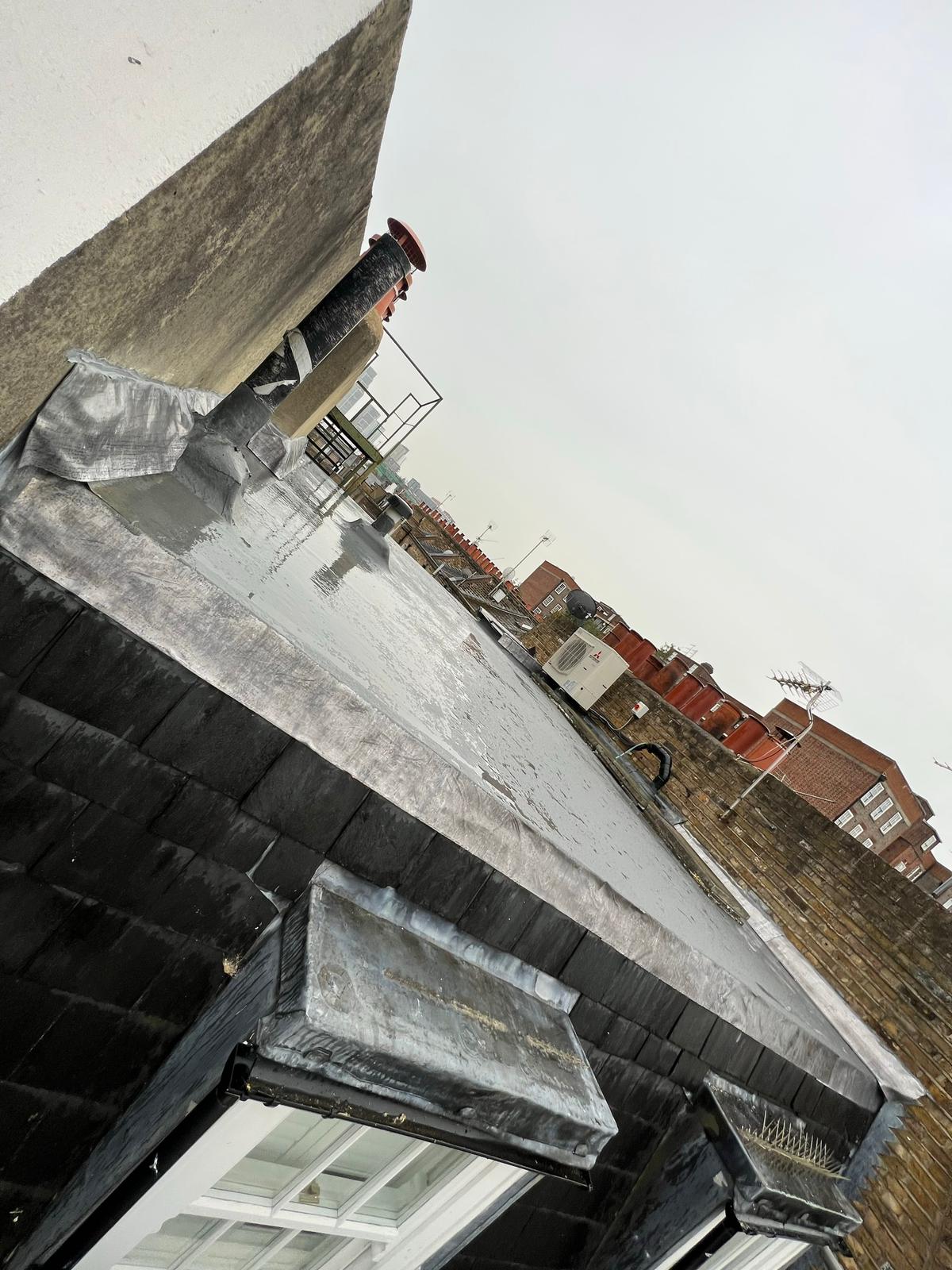 Professional flat roof maintenance in London by Roofers London